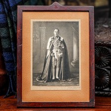 Governor Bengal India British Empire Antique Presentation Photograph Frame picture