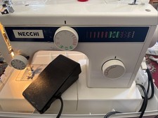 Vintage Necchi 3101FA Electric Sewing Machine w/ Foot Pedal&case Serviced Clean picture