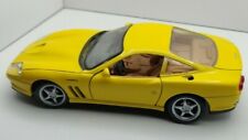 Burago 1/24 scale Diecast Metal Ferrari 550 Maranello  yellow 7