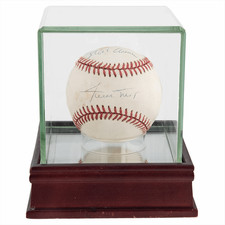 HANK AARON AND WILLIE MAYS SIGNED BASEBALL JSA LOA picture