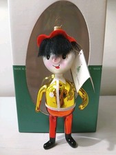 Soffieria De Carlini Pinocchio Boy Ornament Hand Blown Glass Made In Italy NOS picture