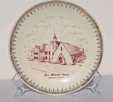 Vintage First Methodist Church - Winnfield, Louisiana - Commemorative Plate picture