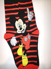 Mickey Mouse Crew Socks Official Licensed Disney Collectible, Adult Sz 9-13 NWT picture