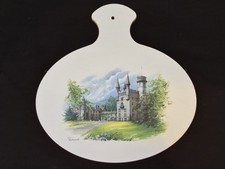 Vintage Balmoral Castle Cheese Board Wall Hanging M.K. Rhodes Scotland picture