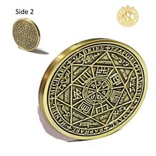 Seal of 7 Archangels Powerful Protection Talisman 72 Names of God picture