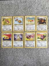 JOBLOT BUNDLE JUNGLE ASSORTED COLOURLESS POKEMON CARDS picture