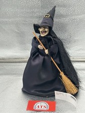 Does Work Vintage 13 Inch Ganz Animated Halloween Witch Doll Lights Up & Laughs picture