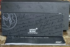1995 Montblanc BALLPOINT PEN INNER AND OUTER BOXES + MONTBLANC GUIDE CLOTH picture
