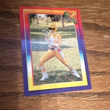 Saban 1995 Mighty Morphin Power Rangers The Yellow Ranger Aisha #3 Card picture