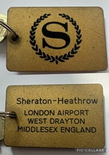 1970s Sheraton Heathrow London Airport West Drayton Middlesex Hotel Room Key Fob picture