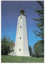 Sandy Hook Lighthouse Postcard - Oldest Operating US Lighthouse New Jersey picture