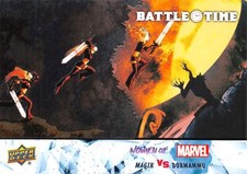 MAGIK vs. DORMAMMU / 2024 (Upper Deck) Women of Marvel BATTLE TIME Insert BT-22 picture