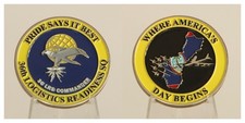 36th Logistics Readiness Squadron Where America's Day Begins Challenge Coin  4#F picture
