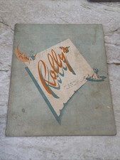 Vintage c. 1940 Robby’s Restaurant Abrams Road Dallas Texas TX Paper Moon Menu picture