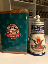 Anheuser-Busch Collectors Club 2004 Membership Lidded Stein St. Louis Fair picture