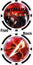 METALLICA AT THE SPHERE - COMMEMORATIVE POKER CHIP picture