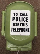 Vintage New York Police Call Box Telephone Old Phone NYPD “Read Description” picture