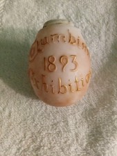 1893 COLUMBIAN EXHIBITION SALT SHAKER  World's Fair Egg Shaped picture