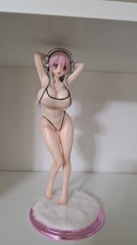 Dream Tech Super Sonico White Swimsuit Style 1/7 Scale Wave Figure Japan Toy picture