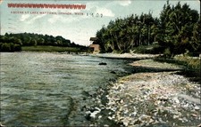 Orange Massachusetts MA Lake Mattawa c1910 Vintage Postcard picture