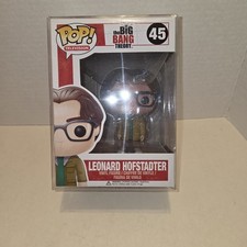 Funko Pop Vinyl: Big Bang Theory - Leonard Hofstadter #45 In Clear Protector  picture