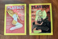 RARE 1995 Playboy Chromium Cards 1st Edition 2 Different Pamela Anderson Cards picture