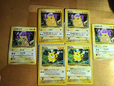 Pokémon Pikachu Base Set 4-Card Lot Wizards 1999 58/102 & 60/64  picture