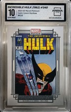 Marvel 2023 UD Marvel Platinum Iconic Covers Rainbow IC12 Hulk #340 Arena 10 picture