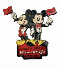 Disneyland Mickey Mouse Pin 2000 45 Years of Magic Vintage 1955–2000 Authentic picture