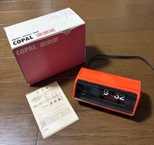 Vintage Copal 222 Mini Flip Clock Digital Cute Retro Small Desk Clock 60Hz Japan picture