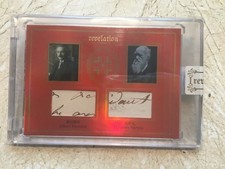 Einstein & Charles DARWIN DUAL RELIC Handwritten Word  RARE 18/25 Short Run Rare picture