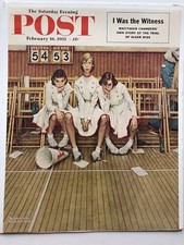 Authentic February 16, 1932 Saturday Evening Post Cover Norman Rockwell  picture