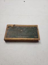Vintage Stanley N0.45 Combination Plane Cutter Set Wood Box Incomplete picture
