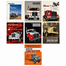 White Truck Brochure Lot 7 Western Star Road Boss Commander Construktor Glider picture