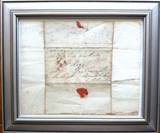Duke of Wellington Signed Autograph Free Frank 1834 Iron Duke Prime Minister picture