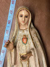1940’s  Religious Statue  Our Lady of Fatima Blessed Virgin  from Portugal picture