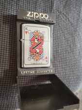 ZIPPO - Grateful Dead Dancing Bear King of Hearts A.A.D.L.P. 1995 picture