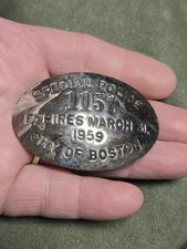 Old rare Vintage OBSOLETE expired 1959 Boston MA Mass Special Police pin picture