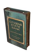 CITIZENS STATE BANK Service With A Smile CHAMPAIGN ILL Items of Interest BOOK picture