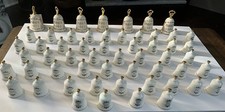 Danbury Mint State Flower Bone China Bell Lot of 49 & 7 Currier & Ives By Gorham picture