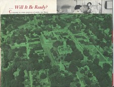 1950s old Mason General Hospital, Mason Michigan proposed new building booklet + picture