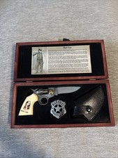 Billy the Kid Gun Knife Set New In Box NIB Reward Poster & Sheriff Badge picture