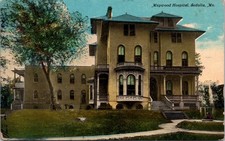 Postcard Sedalia Missouri Mapwood Hospital Posted 1911 picture