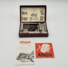 Allegro Swiss Metal Razor Blade Sharpener + Case + Instructions  picture