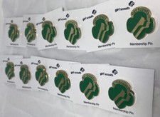 Official Girl Scout Membership Pin Contemporary (2022) - Lot Of 12 picture