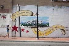 Photo:Washington DC Adams Morgan Mural 2010 Neighborhood Street Scene picture