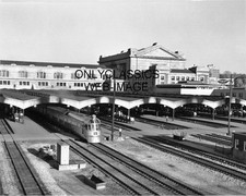 1934 KANSAS CITY'S UNION STATION 8X10 PHOTO RAILROAD TRAIN DEPOT, STREAMLINER picture