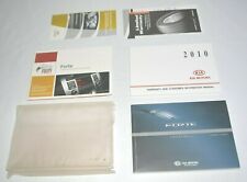 2010 KIA FORTE OWNERS MANUAL GUIDE BOOK SET WITH CASE OEM picture