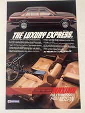 1984 Nissan Maxima Print Ad At Your Datsun Dealer picture