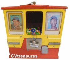 Vintage Premiere Oak Mfg Gum Sports Card Gumball Vending Machine 1956 picture